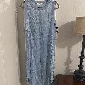 Blue Sleeveless Dress NWT